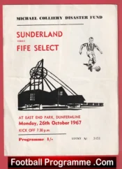 Sunderland v Fife Select 1967 – Michael Colliery Disaster