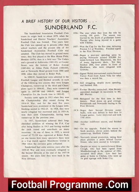 Sunderland v Fife Select 1967 - Michael Colliery Disaster - Image 4