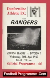 Dunfermline Athletic v Glasgow Rangers 1969