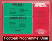 Ian Paul Testimonial Benefit Match Walsall 1981
