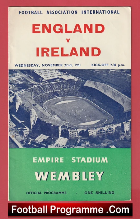 England v Ireland 1961 + Bobby Charlton - Image 2