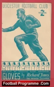 Leicester Rugby v Plymouth Albion 1937 – 1930s Rugby Programme