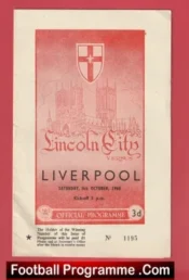 Lincoln City v Liverpool 1960