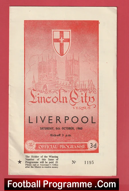 Lincoln City v Liverpool 1960 - Image 2