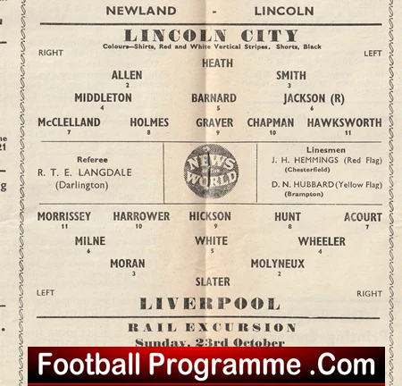 Lincoln City v Liverpool 1960 - Image 3