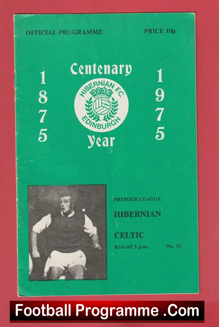 Hibernian Hibs v Glasgow Celtic 1975 - Image 2
