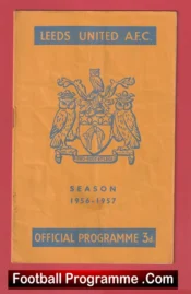 Leeds United v Newcastle United 1957