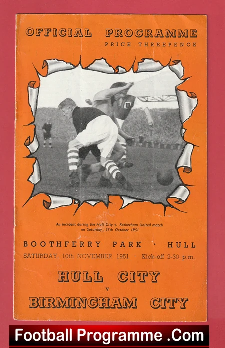 Hull City v Birmingham City 1951 - Image 2