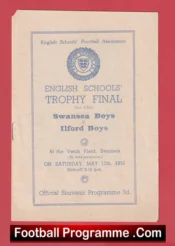 Swansea Boys v Iliford 1952 – School Shield Cup Final