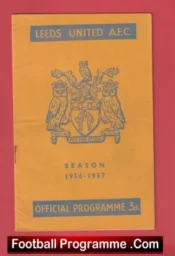 Leeds United v Manchester United 1957 – Man United 57