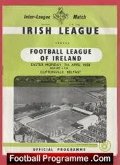 Irish League v Scottish League 1958 – Inter League Cliftonville