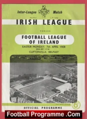 Irish League v Scottish League 1958 – Inter League Cliftonville