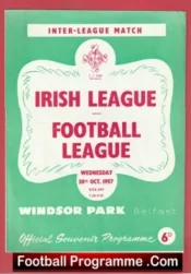 Irish League v English Football League 1957 – Belfast