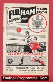 Fulham v Huddersfield Town 1957