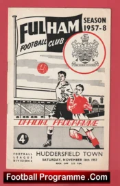 Fulham v Huddersfield Town 1957
