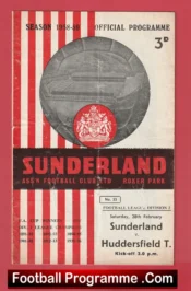 Sunderland v Huddersfield Town 1959