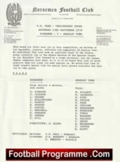 Norsemen v Swanley Town 1978 – FA Vase