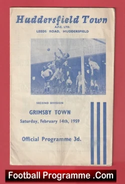 Huddersfield Town v Grimsby Town 1959