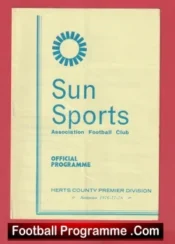 Sun Sports v Amersham Town 1979