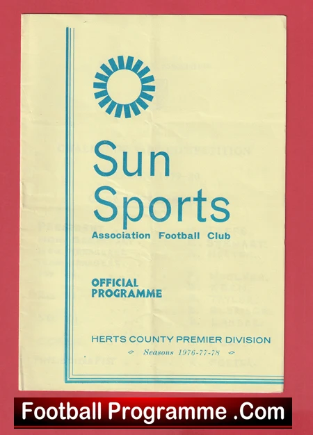 Sun Sports v Amersham Town 1979 - Image 2
