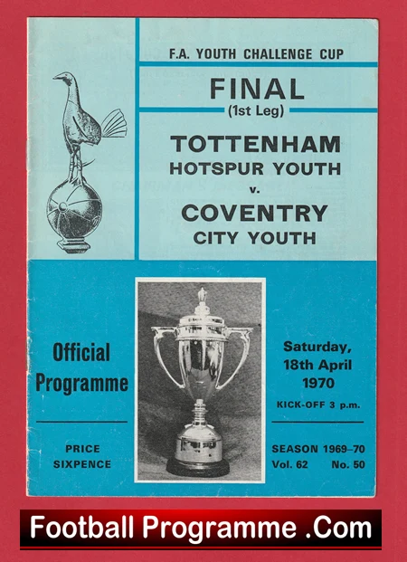 Tottenham Hotspur v Coventry City 1970 - Youth Cup Final - Image 2