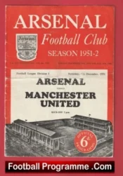 Arsenal v Manchester United 1951 – Man United 1950’s