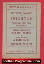 Crystal Palace v Ipswich Town 1954 – 1950s