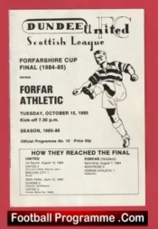 Dundee United v Forfar Athletic 1985 – Cup Final