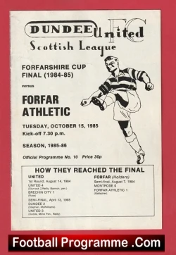 Dundee United v Forfar Athletic 1985 - Cup Final