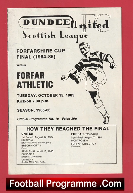 Dundee United v Forfar Athletic 1985 - Cup Final - Image 2