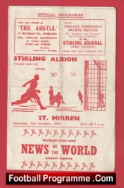 Stirling Albion v St Mirren 1959 – 1950’s Scotland
