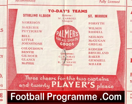 Stirling Albion v St Mirren 1959 - 1950's Scotland - Image 3