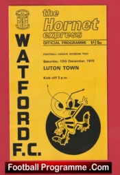 Watford v Luton Town 1970