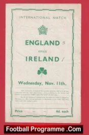 England v Ireland 1953 – International Match