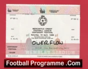 Newcastle United v Liverpool 1988 – Centenary Tournament Ticket