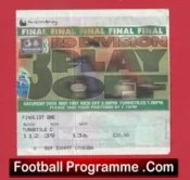 Northampton Town Swansea City 1997 – D3 Play Off Final Ticket