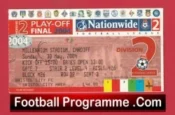Brighton Hove Albion Bristol City 2004 – D2 Play Off Final Ticket