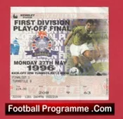 Crystal Palace v Leicester City 1996 – D1 Play Off Final Ticket