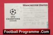 Manchester United v Monaco 1998 – Football Match Ticket