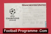 Manchester United v Monaco 1998 – Football Match Ticket