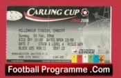 Manchester United v Wigan Athletic 2006 – FA Cup Final Match Ticket