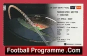 Everton v Manchester United 2009 – FA Cup Semi Final Match Ticket