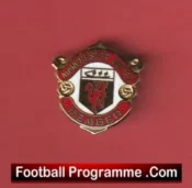Manchester United Vintage Football Badge Man Utd Badge 1970s