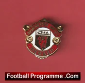 Manchester United Vintage Football Badge Man Utd Badge 1970s