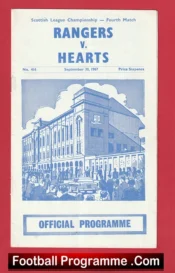 Glasgow Rangers v Heart Of Midlothian Hearts 1967 Alex Ferguson