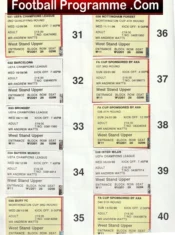 Manchester United Voucher Sheet + Vouchers 1998 99 Treble