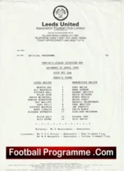 Leeds United v Manchester United 1992 Reserves Match David Beckham