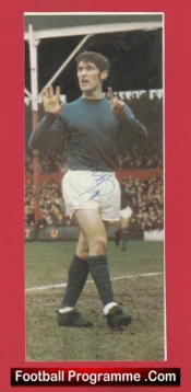 Manchester United Francis Burns Autograph Signed Picture 1970’s