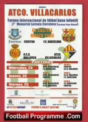 Barcelona v Everton 2005 + Mallorca + Villacrlos