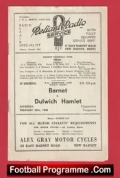 Barnet v Dulwich Hamlet 1948 – FA Amateur Cup 1940’s